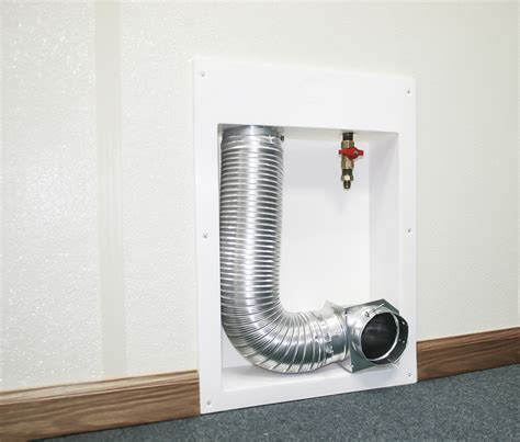 electrical box for dryer receptacle|dryer box for 2x4 wall.